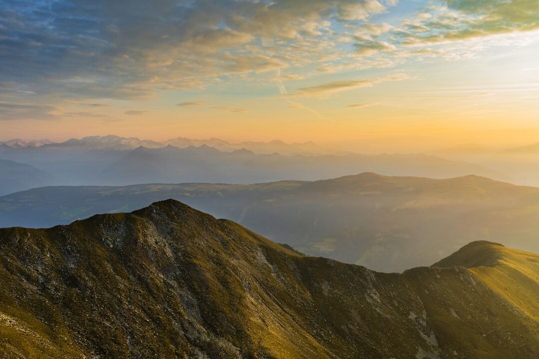 sunrise over mountains